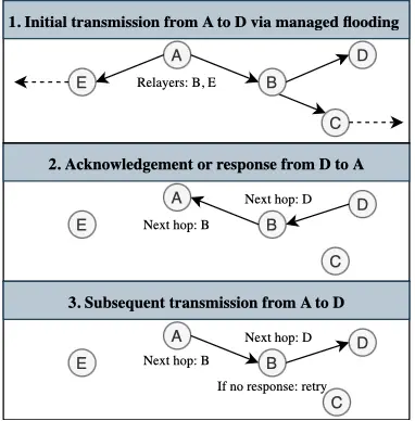 Next-Hop Routing procedure